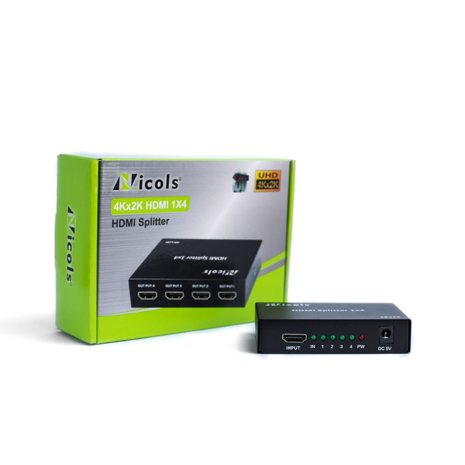 SPLITTER HDMI 1X4 NICOLS 4K