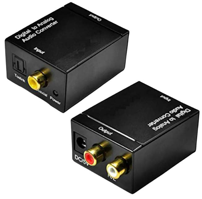 CONVERTIDOR ÓPTICO A RCA